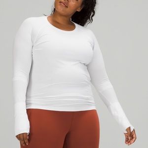 Lululemon white swiftly tech top